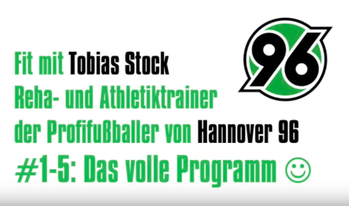 Fit wie die Profis von Hannover 96 – alle Übungen (Video)
