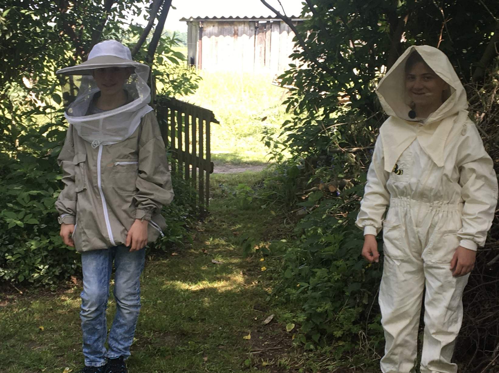 Neuigkeiten von unseren Bienenvölkern (2): Die Honigrähmchen holen